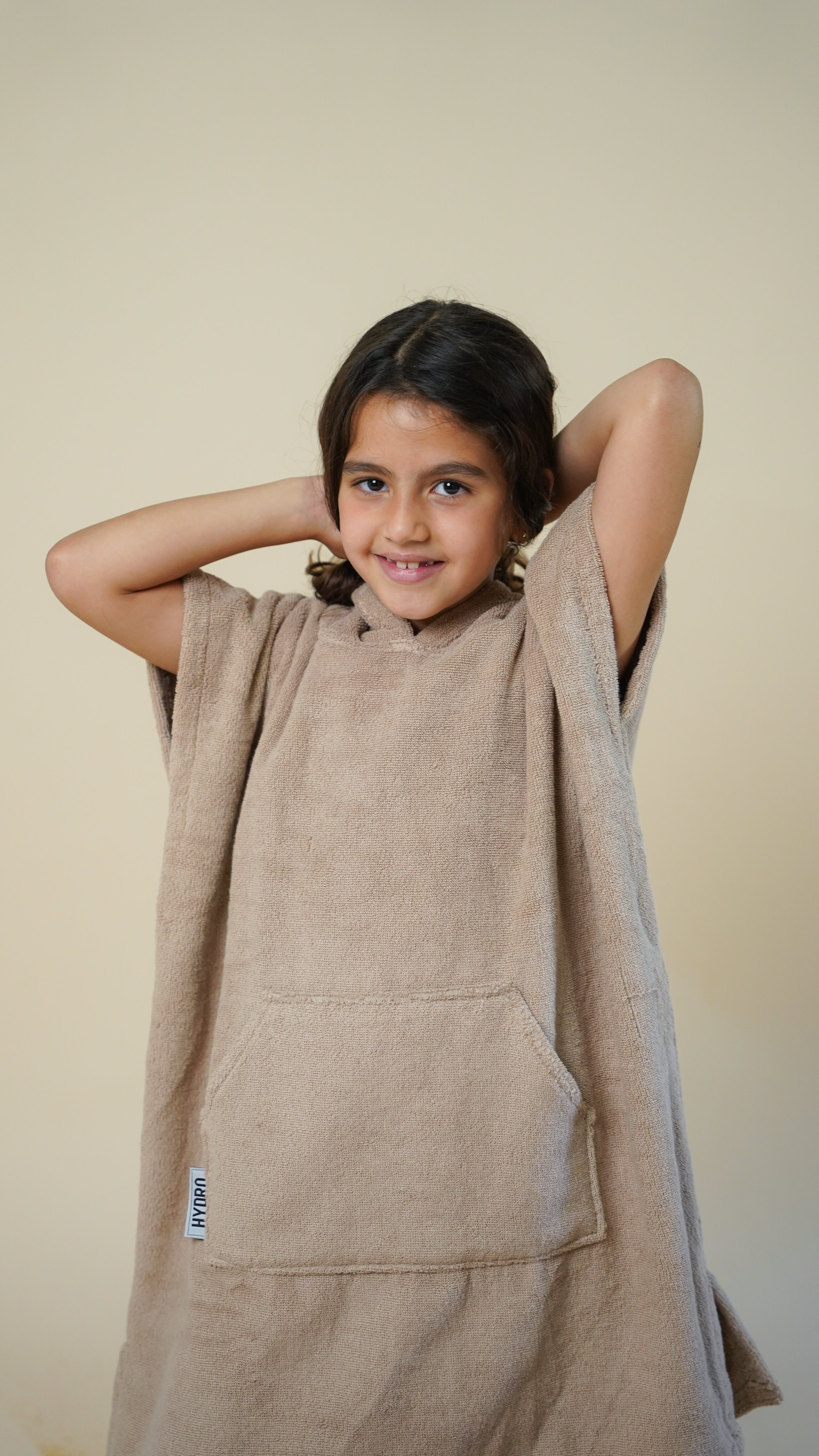 Beige Towel Coverup |  Kids